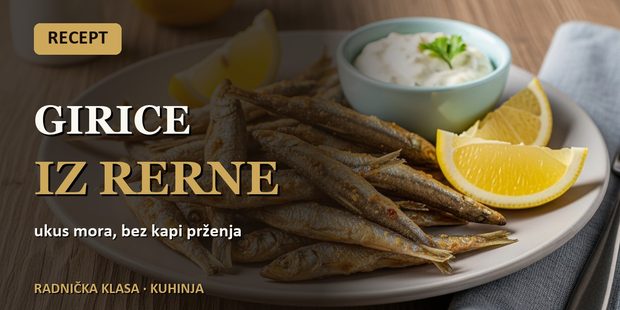 Girice iz rerne, zlatne i hrskave